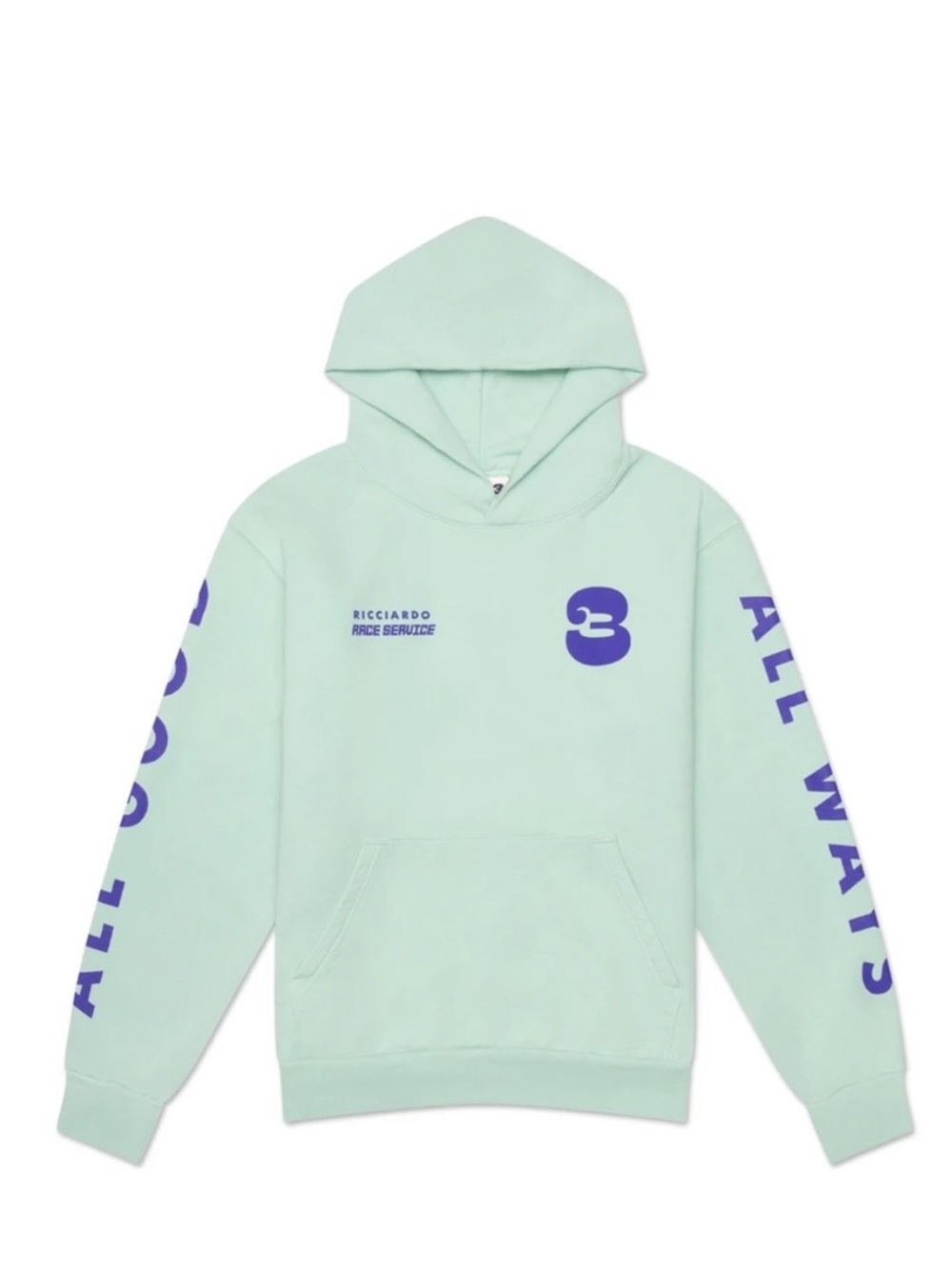 RIC3 All Good All Ways Hoodie (Seafoam) SMALL